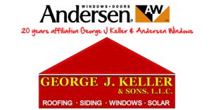 20 year affiliation Andersen Windows and George J Keller