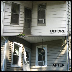 siding before and after