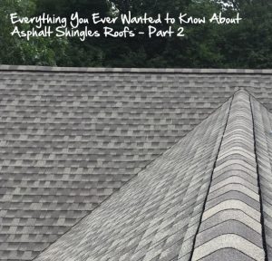 Read more about the article Everything You Need to Know About Asphalt Shingle Roofs (Part II)
