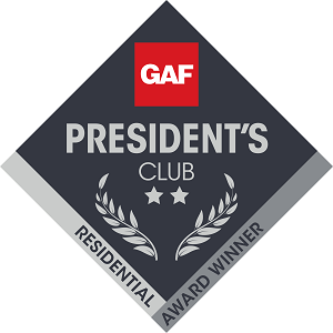 George J Keller & Sons are GAF 2019 President’s Club Award Winners!